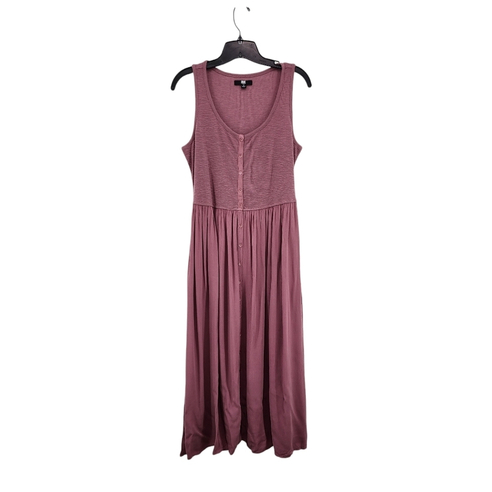 Frye Women's Sleeveless Button Front Midi Dress - M - Picture 2 of 6